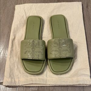 Tory Burch Double T Sport Slides